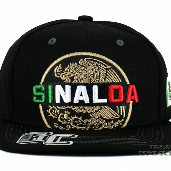 MEXICO Hat Federal Logo States Flag Embroidery Snapback Flat Bill Baseball Cap - Picture 3 of 6